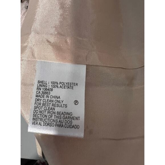 Tahari ASL, Jerry Luxe 16W Sequent Beaded Midi Shift Dress Long Jacket Set New ￼ - Picture 8 of 16